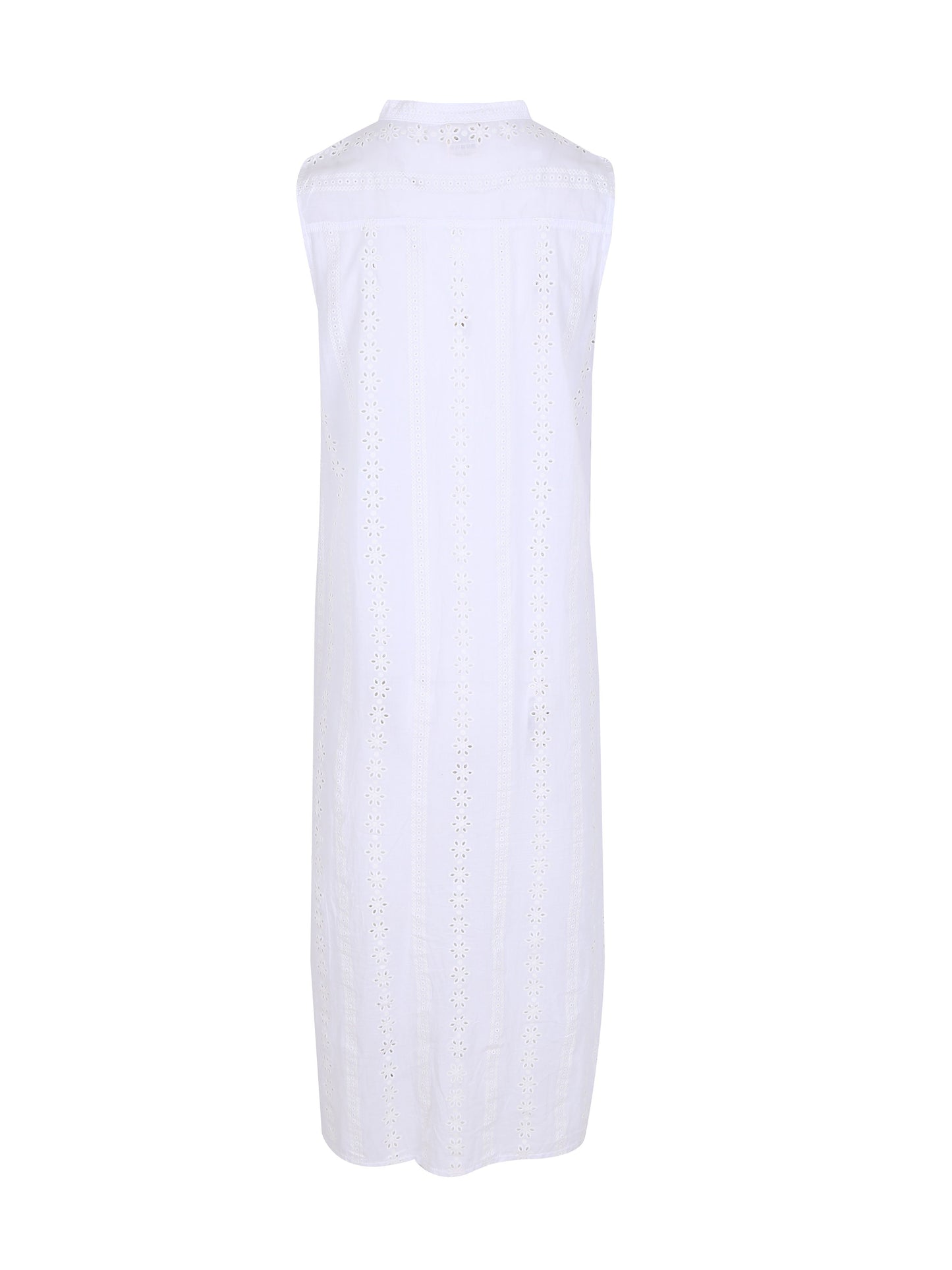 Pure White Ruffle Dress