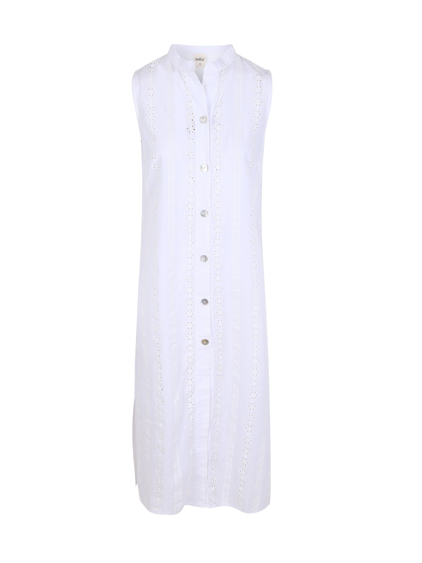 Pure White Ruffle Dress