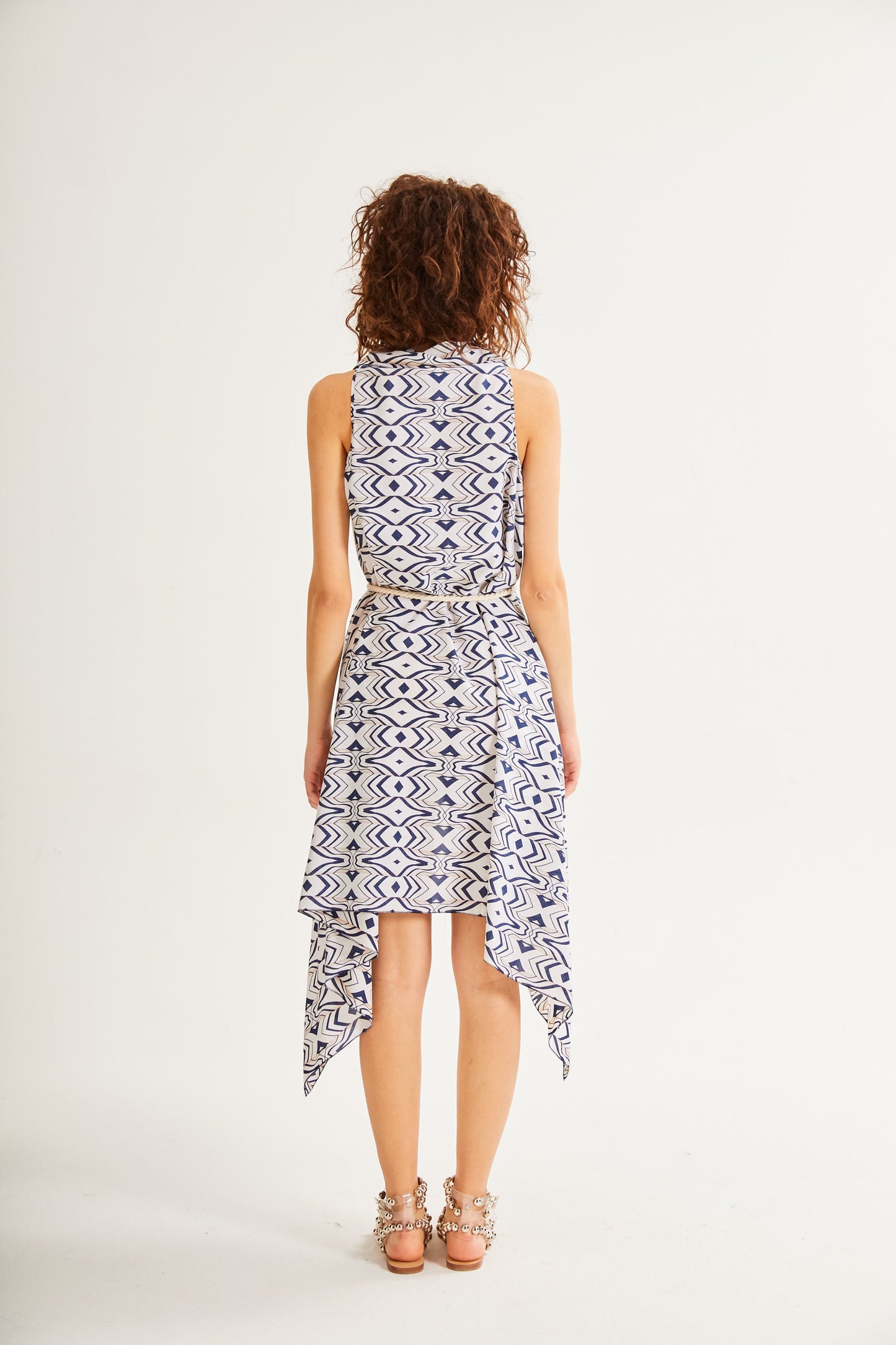 Sea&Sand Sleeveless Asymmetrical Dress