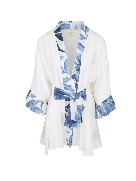 Bianco Short Kimono