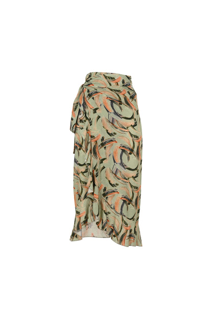 Tourmaline Ruffled Pareo