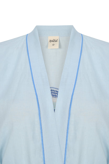 Protect Me Mini Kimono Blue