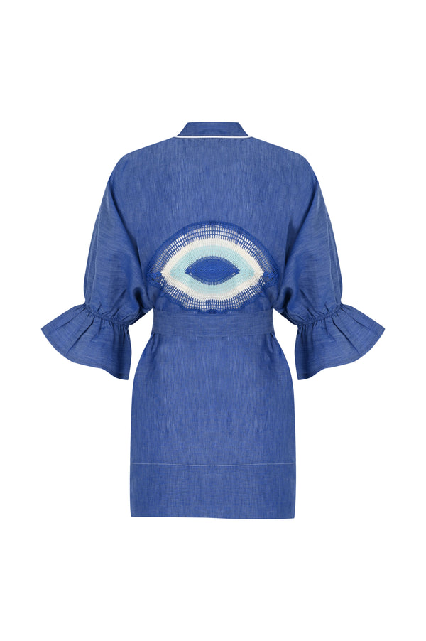 Protect Me Mini Kimono Cobalt